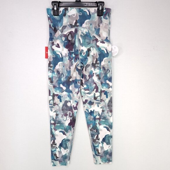 Spanx Legging Womens Small  7/8 Booty Boost Painted Camo Pink Active Yoga Pants - Picture 3 of 16